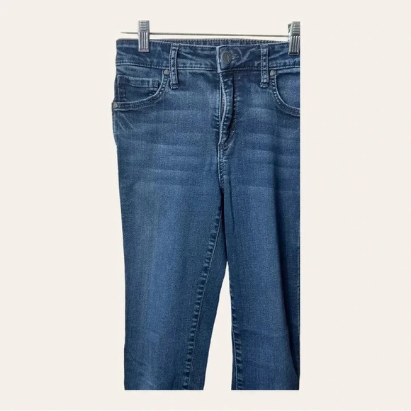 KUT FROM THE KLOTH SKINNY DENIM JEANS SIZE 2 DARK WASH DENIM IN COLOR - Picture 3 of 9